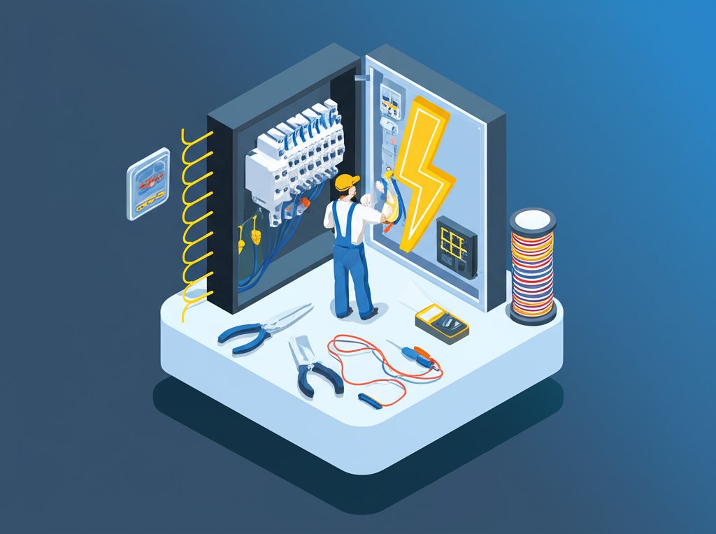 Best Electrician in Akron for dependable, quality electrical service.