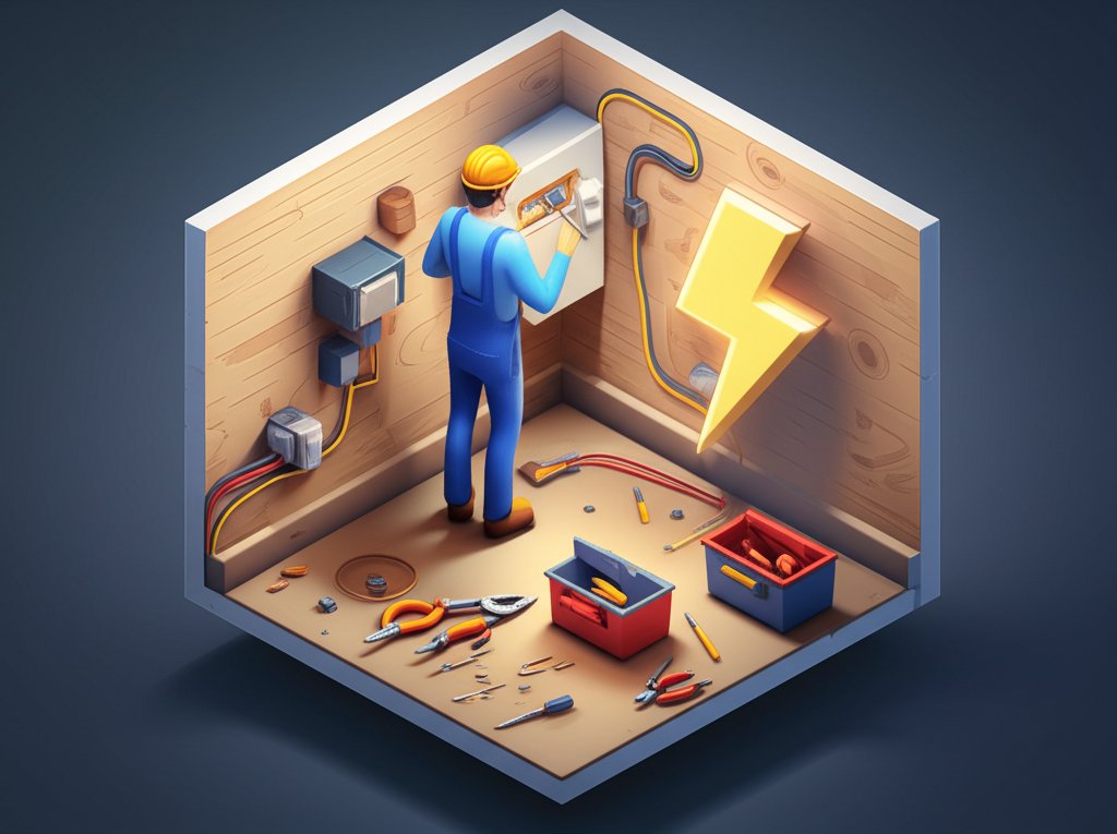 Best electrician in Algonquin for reliable electrical work.