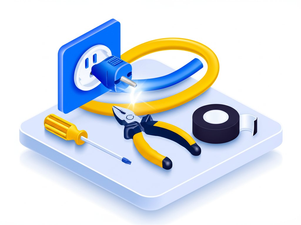 Austintown electrician performing expert electrical work.