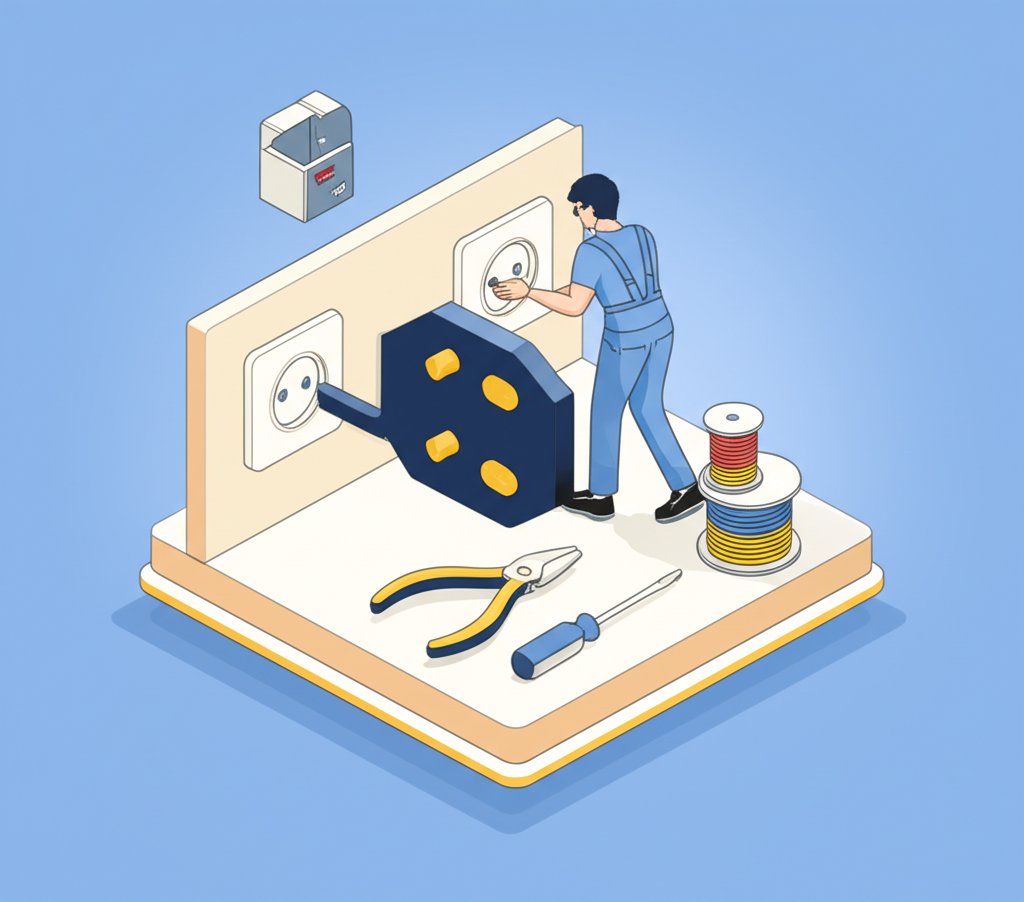 Expert electrician in Branford, CT for residential and commercial electrical projects.