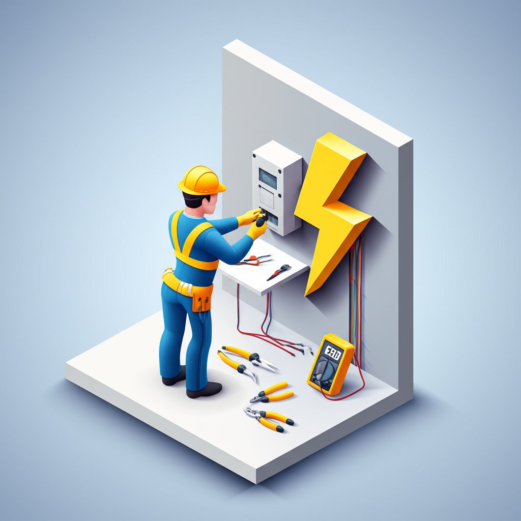 Expert electrician in Carney for your next residential or commercial electrical project.