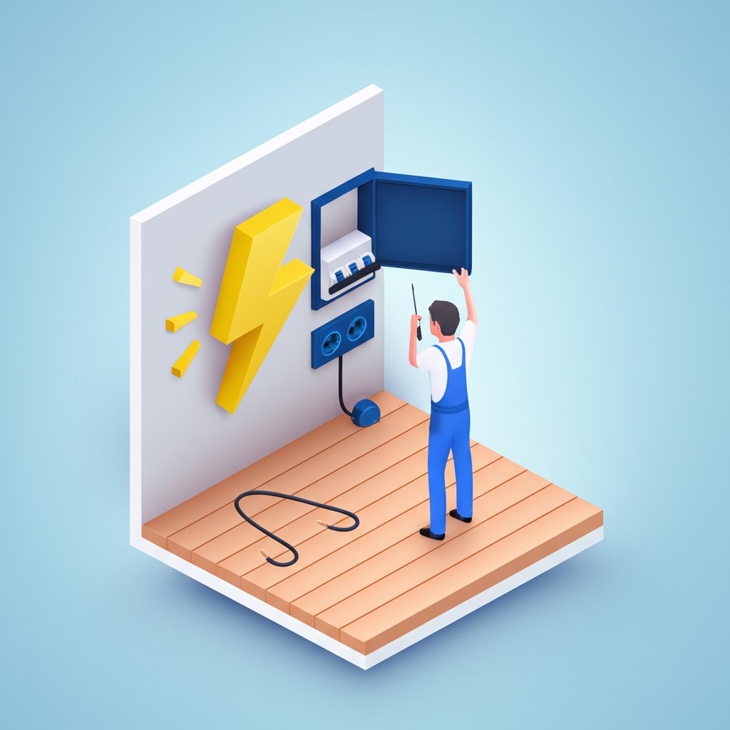 Finding the best electrician in Champaign for your home electrical needs.