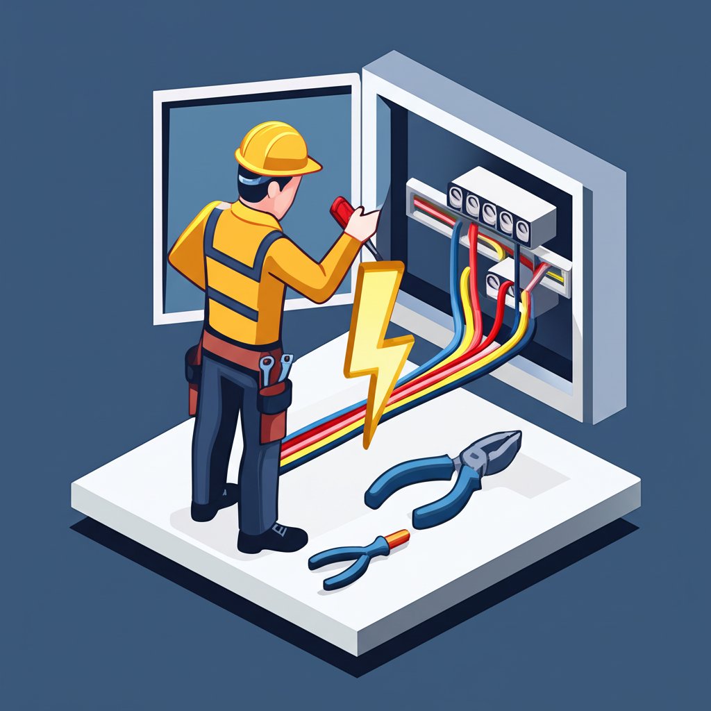 Best Concord electrician for home and business electrical services.