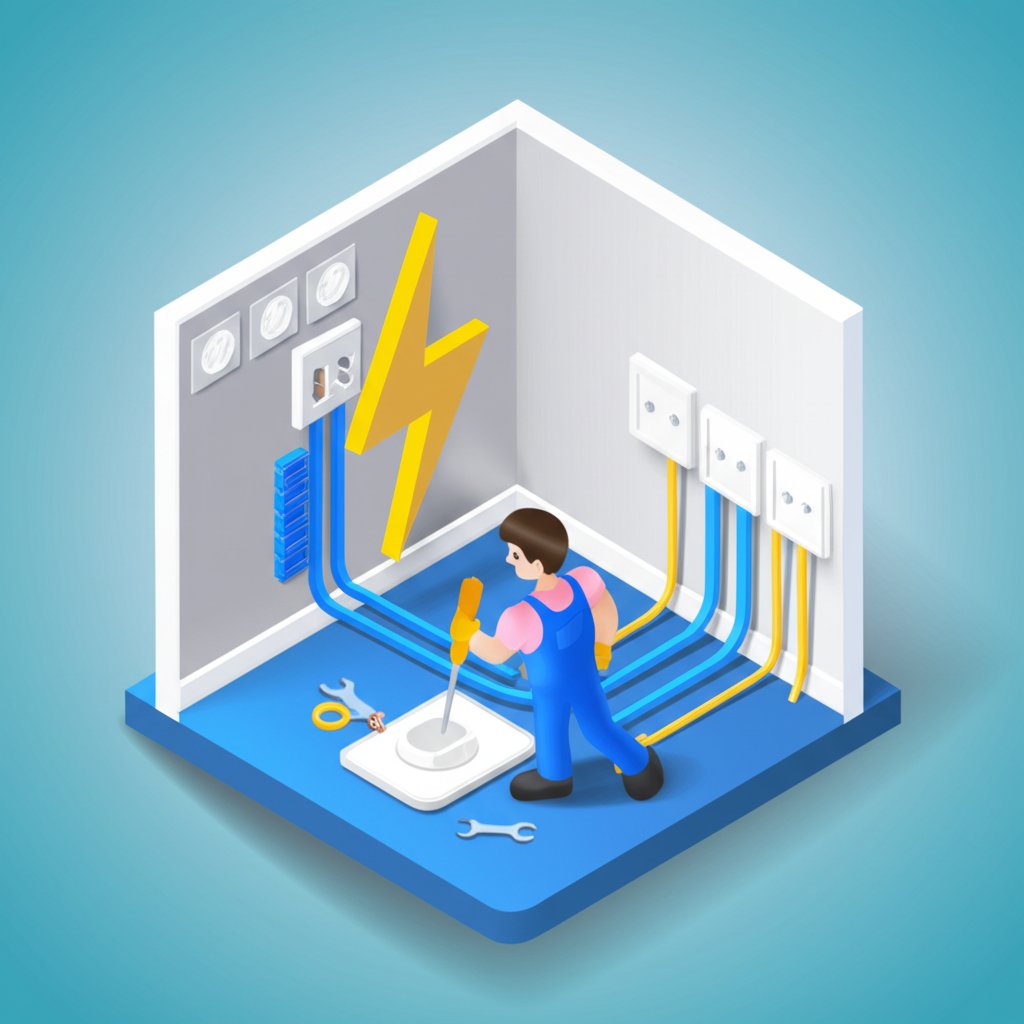 Choosing the best electrician in Crestview for your home's electrical needs.