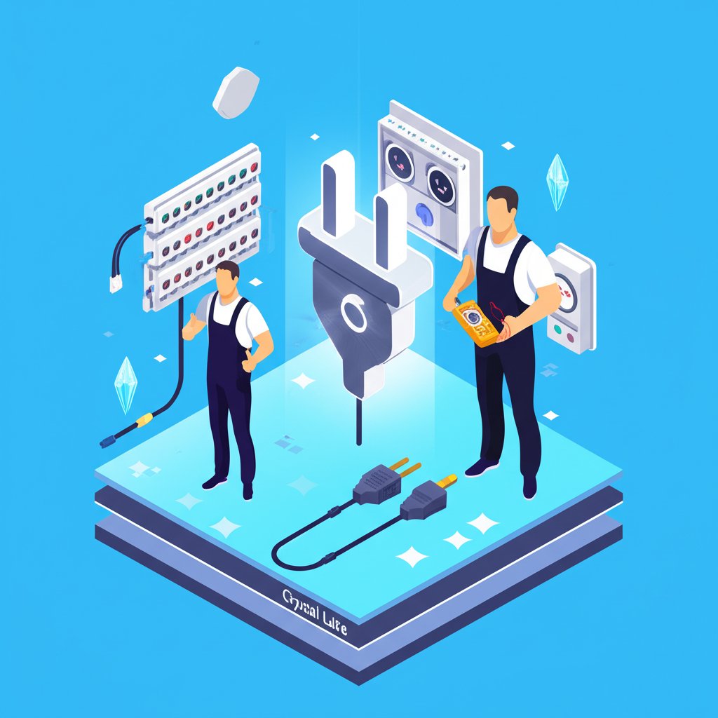 Electrician in Crystal Lake for safe and reliable electrical service.