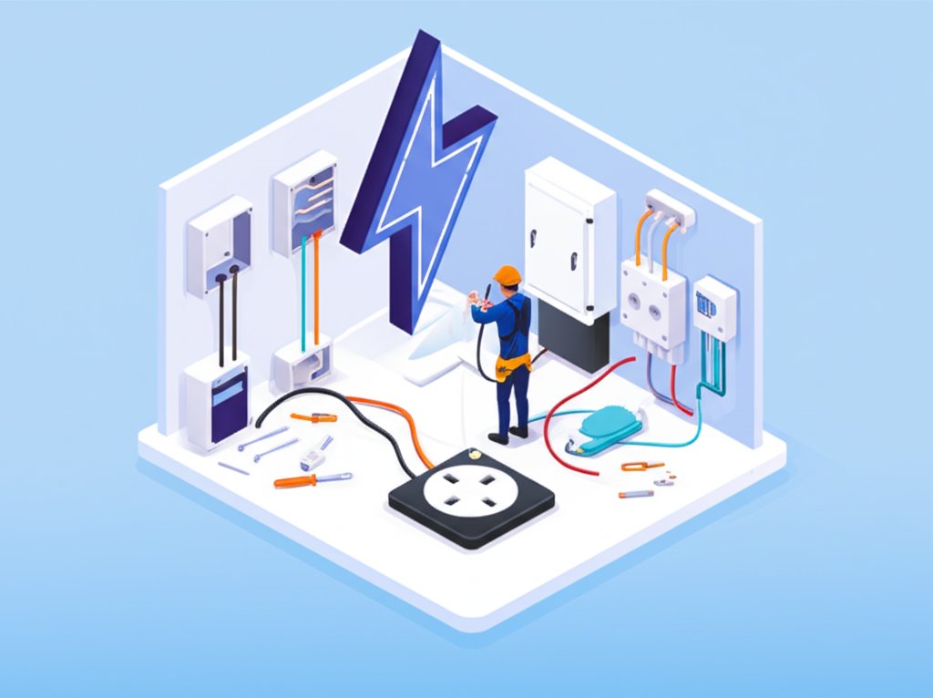 Expert electrician in Dekalb offers residential and commercial electrical services.