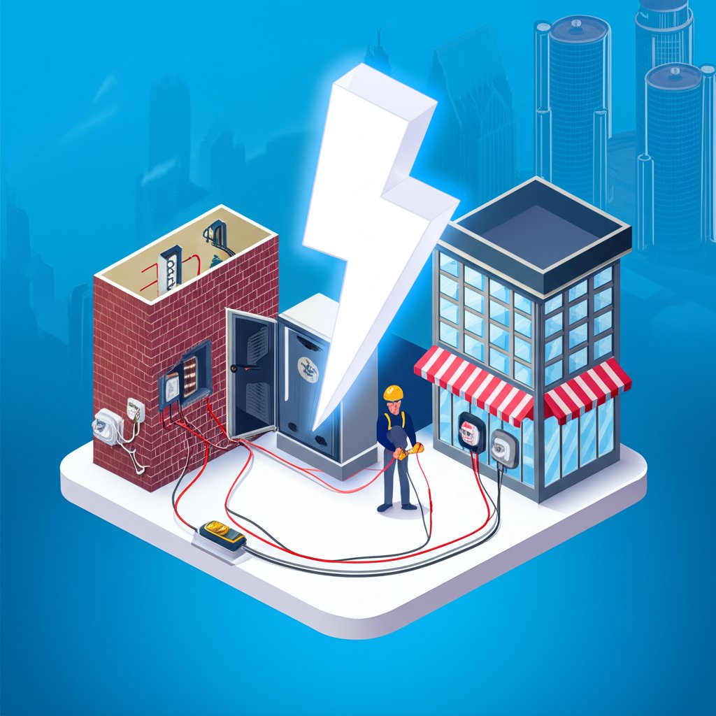 Best Detroit electrician for trusted residential and commercial electrical services.