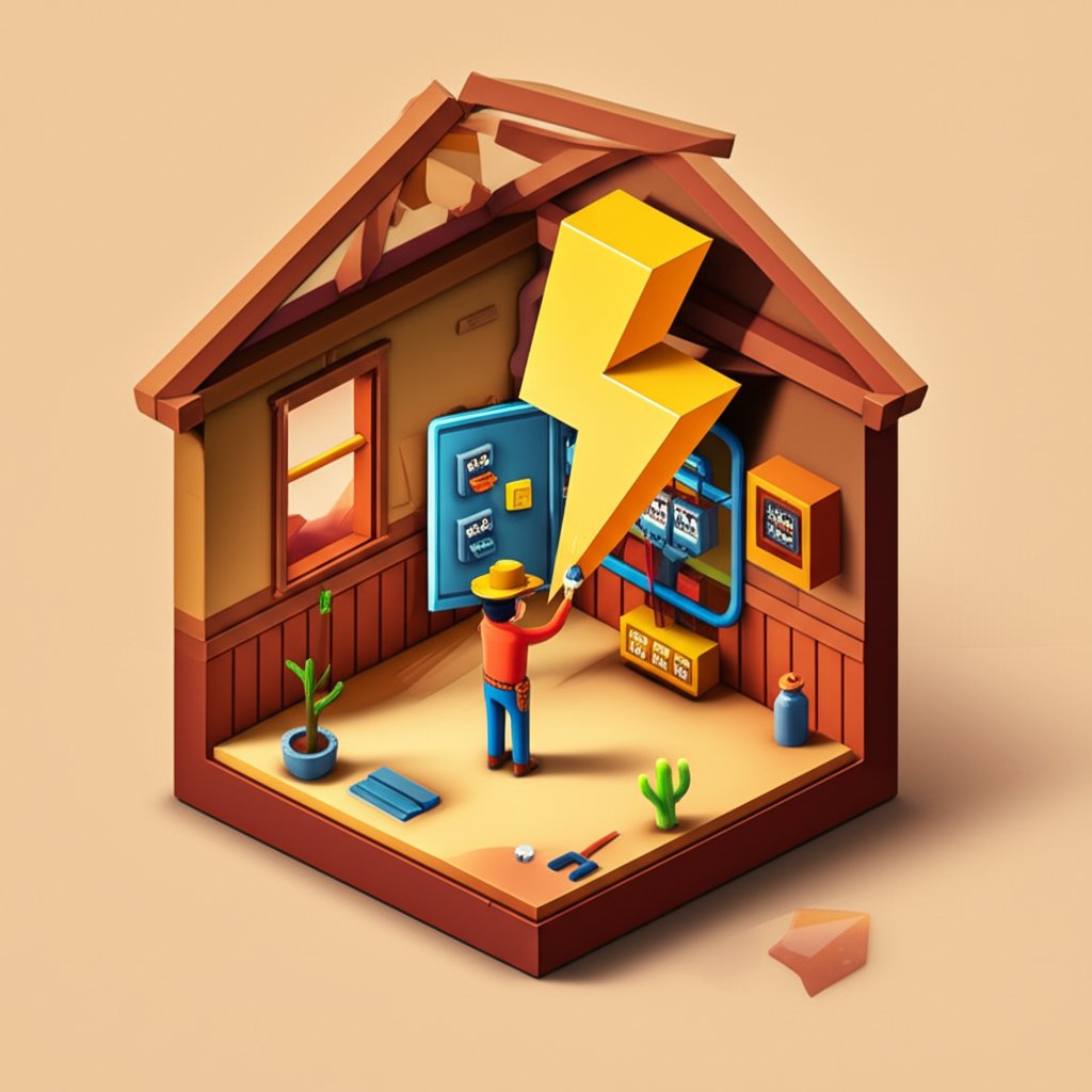 Dodge City's best electrician for reliable home electrical repair services.