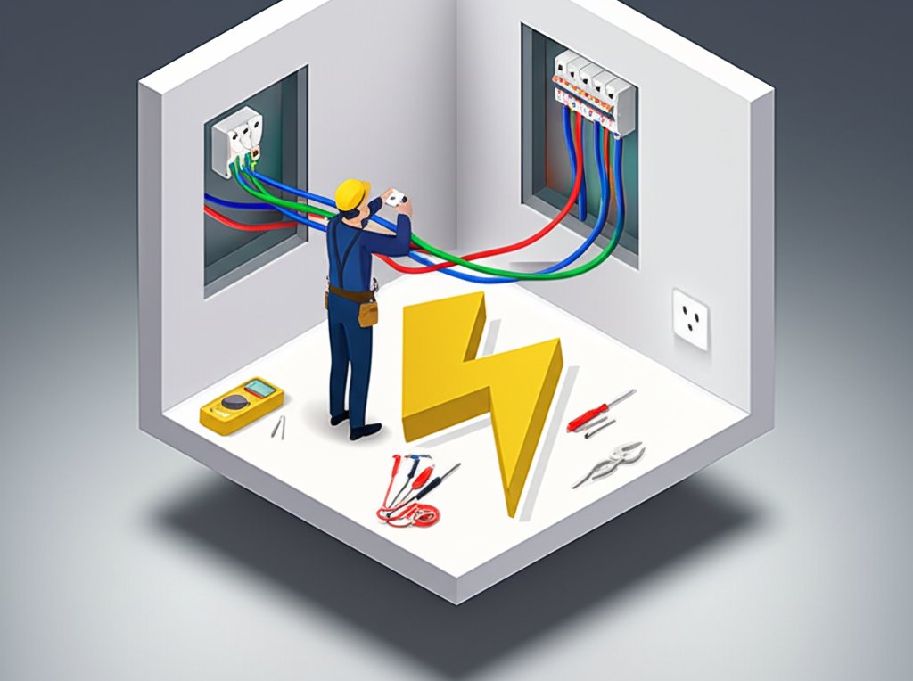 Eau Claire's best electrician for reliable home electrical projects and repairs.