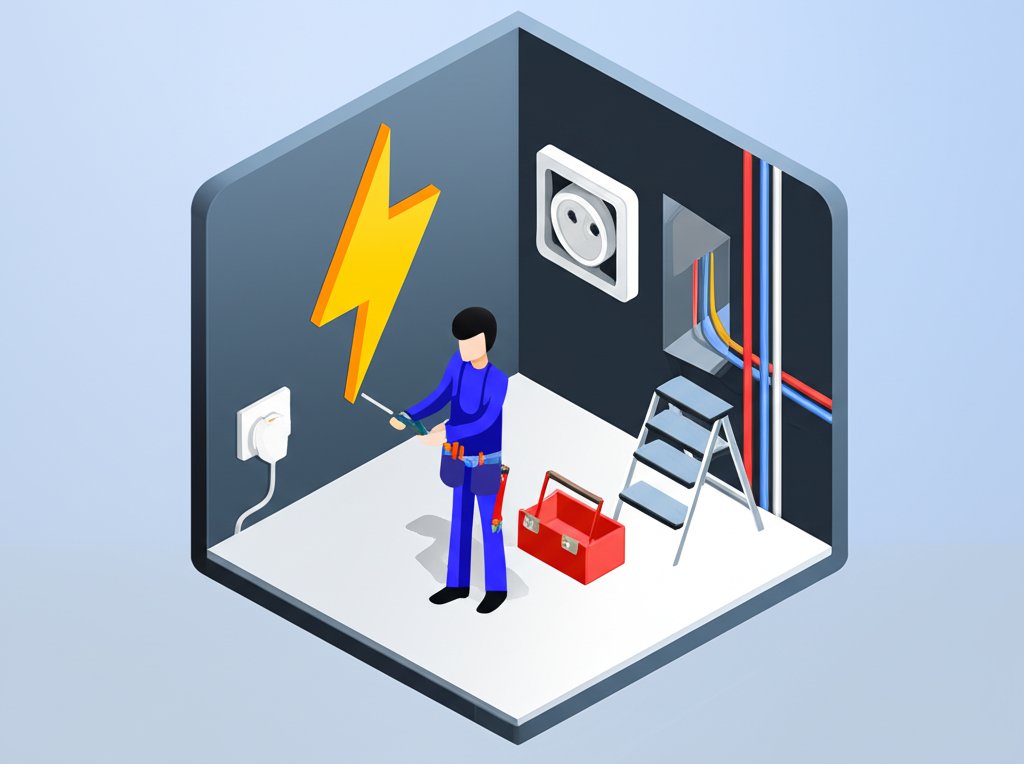 Trusted electrician in Gallup for home electrical repairs and installations.