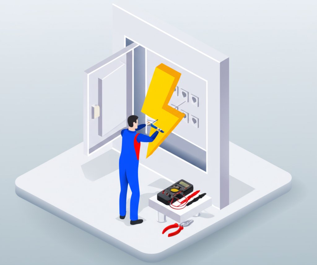 Best Electrician in Hendersonville tackling your electrical needs with expert service.