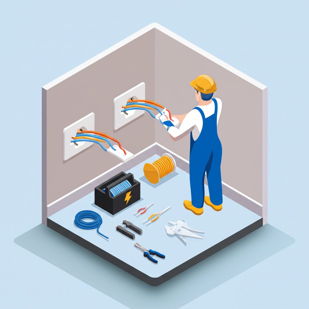 Trusted local electrician in Huntington for reliable electrical work.