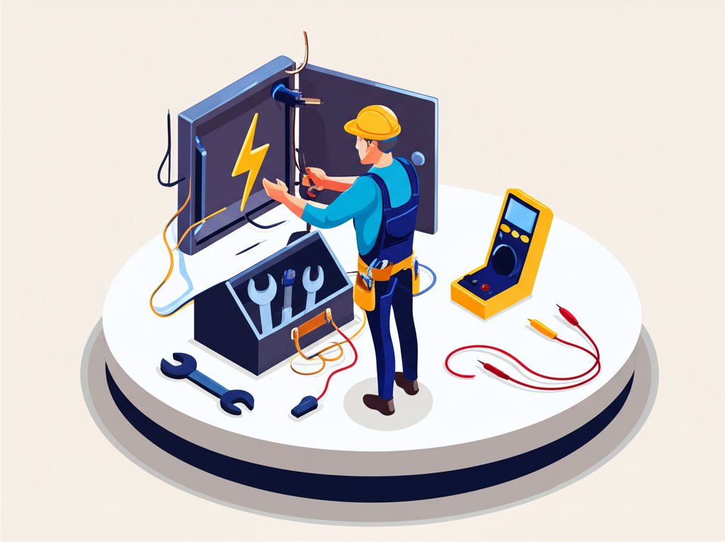 Top-rated Ithaca electrician provides professional electrical repair and installation service.
