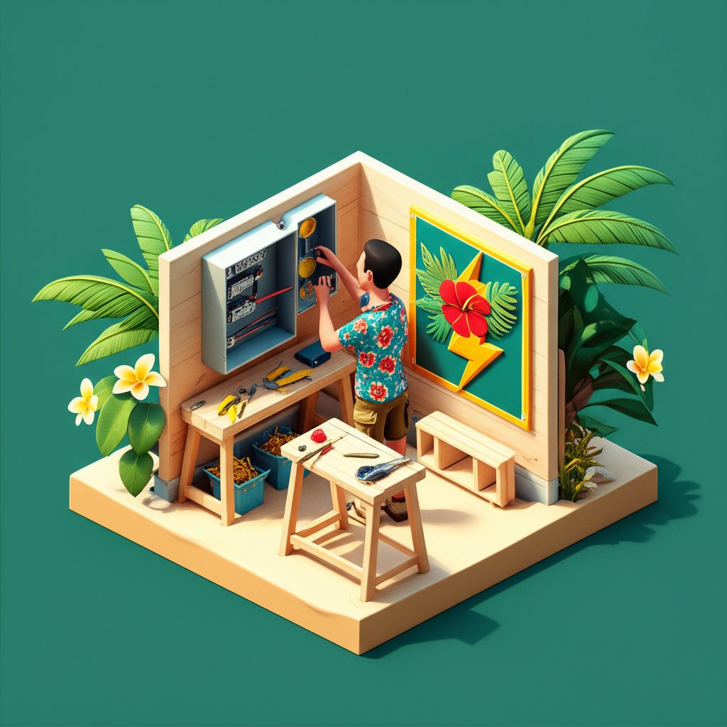 Best Kahului electrician for reliable home electrical projects and services.