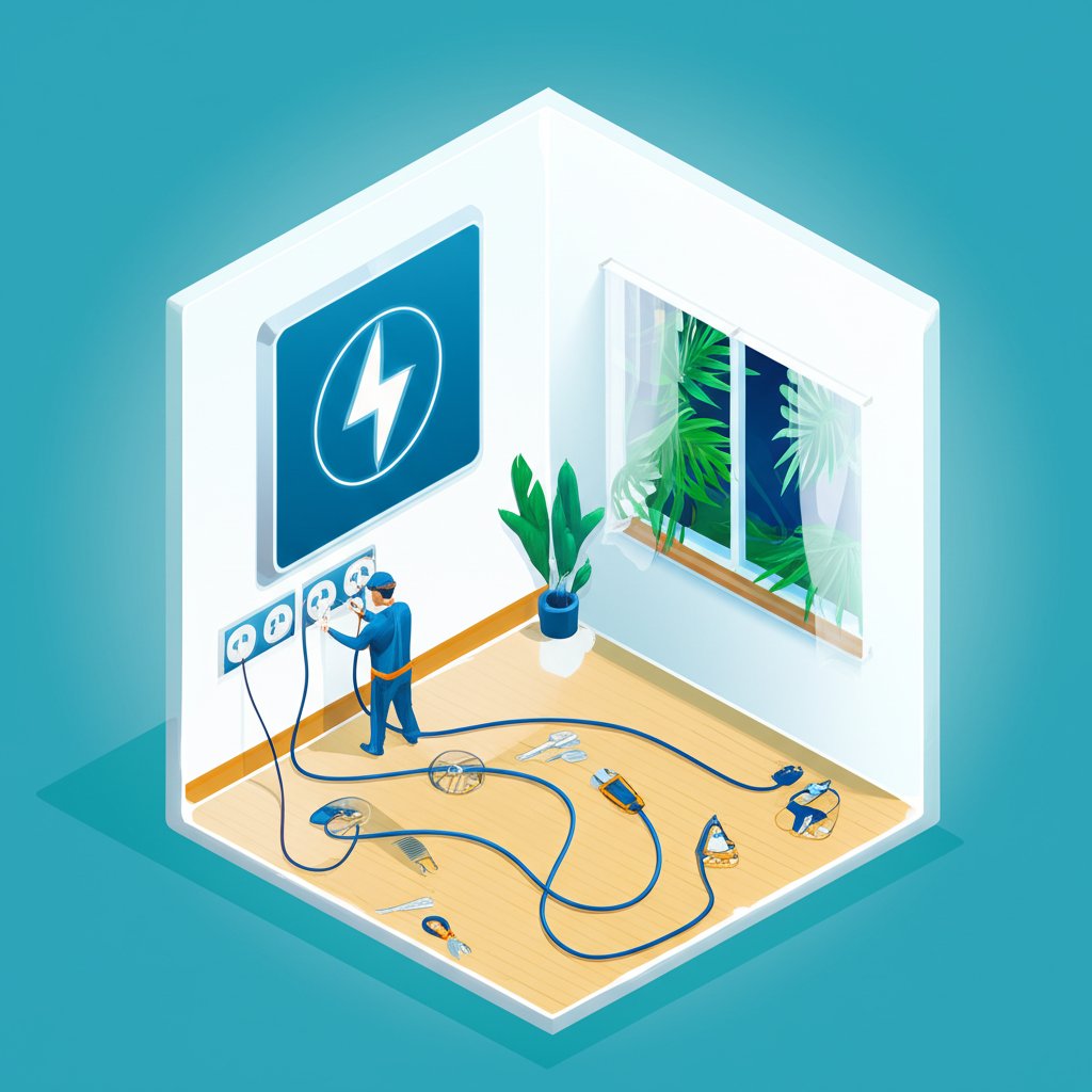 Choosing the best electrician in Kailua for home electrical services.