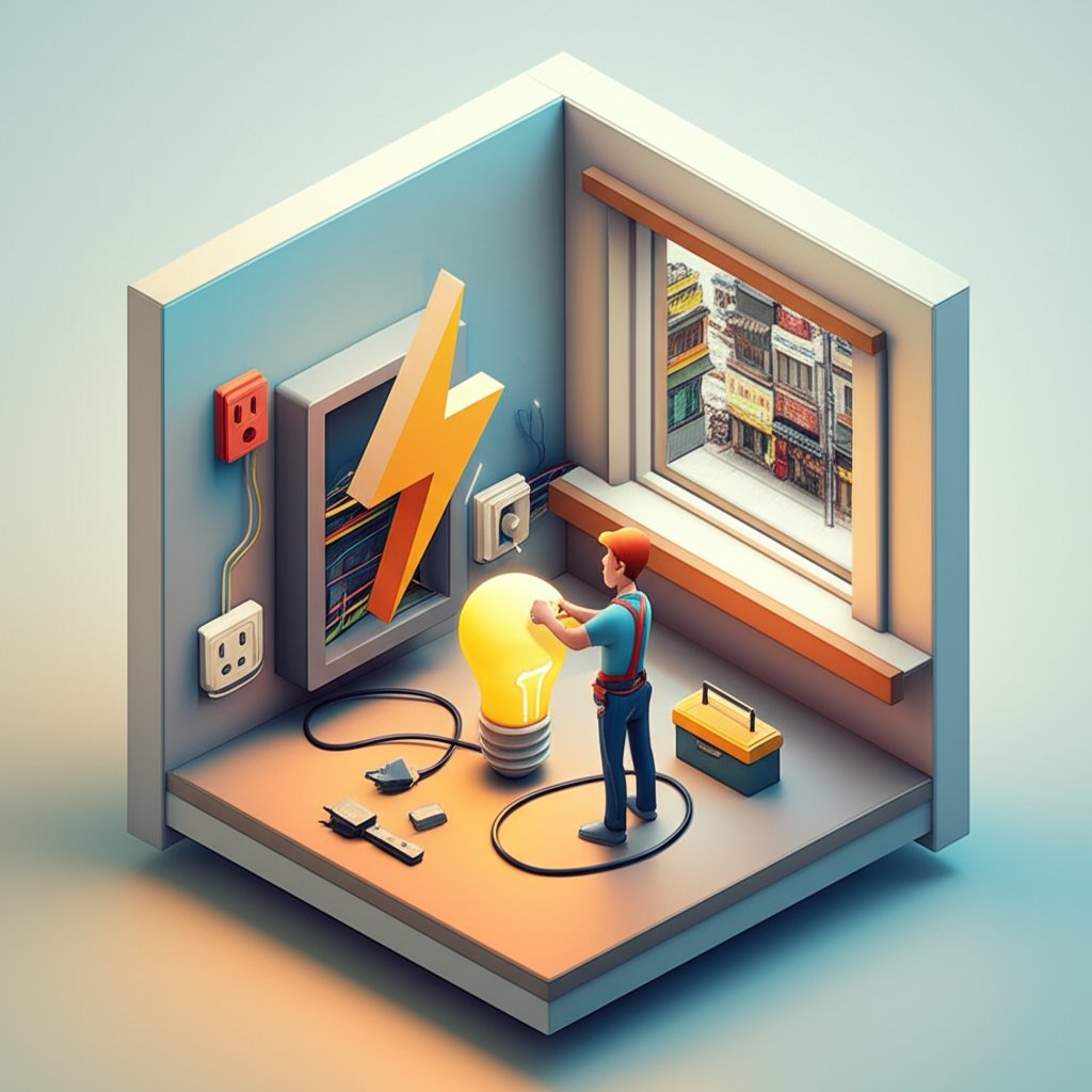 Koreatown electrician: Expert residential electrical services for your home needs.