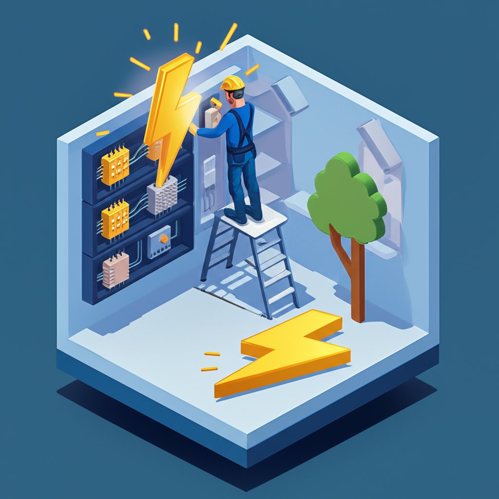 Linden's best electrician providing quality electrical repair and installation services.