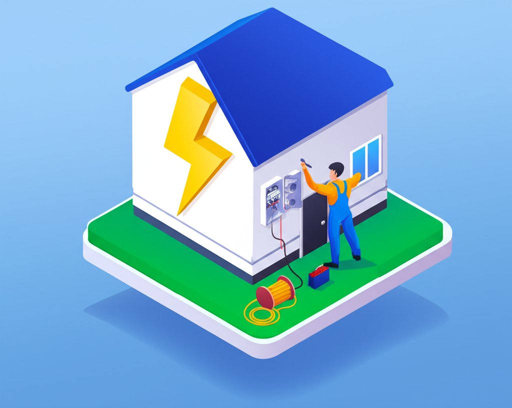 Best Lompoc electrician handling home electrical needs.