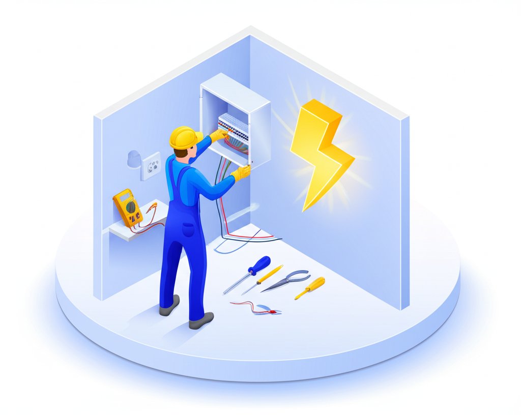 Best trusted electrician in Middle River offering reliable electrical service.