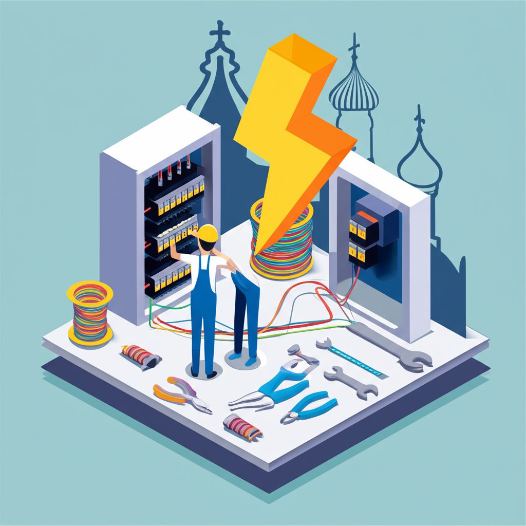 Best Moscow electrician for quality electrical work and reliable service.