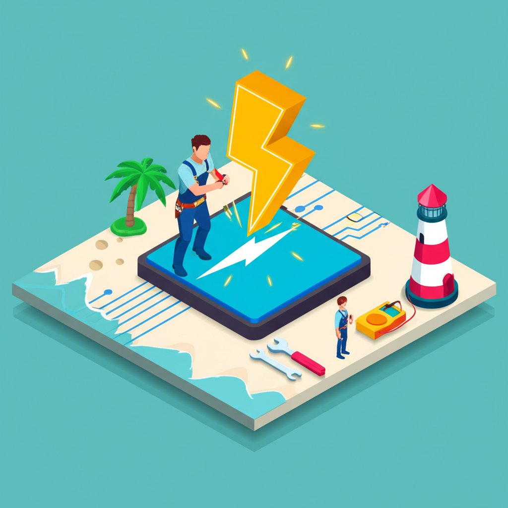 New Smyrna Beach's best local electrician providing top electrical service.