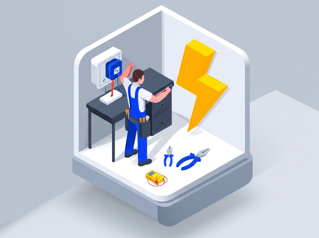 Best North Haven electrician performing quality electrical service.