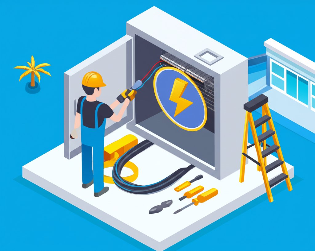 Choosing best North Lauderdale electrician for safe electrical work.