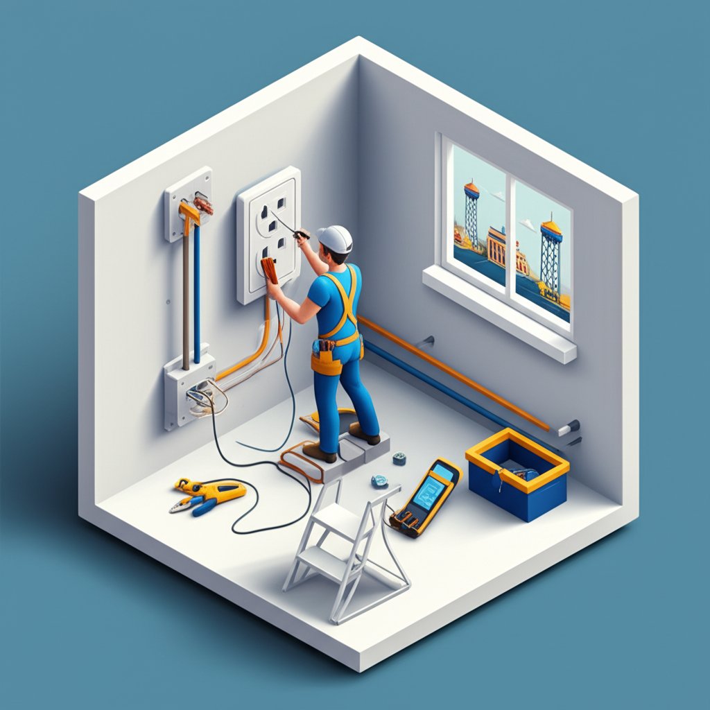 Best electrician in Owasso for all your electrical repairs, installations, and service needs.