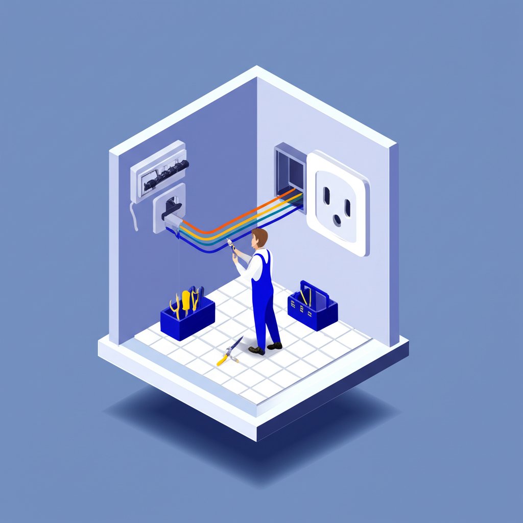 Best Owings Mills electrician performing reliable home electrical repairs.