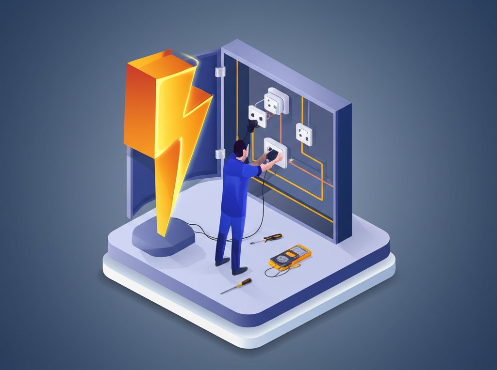 Top-rated electrician in Peachtree Corners providing expert electrical service.