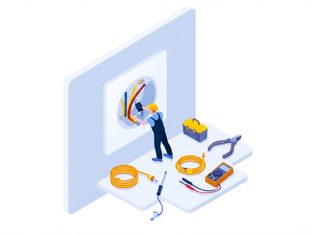 Expert electrician in Radcliff for reliable home electrical projects.