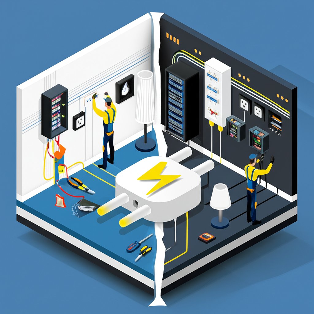 Rancho Cucamonga electrician provides expert residential and commercial electrical services.