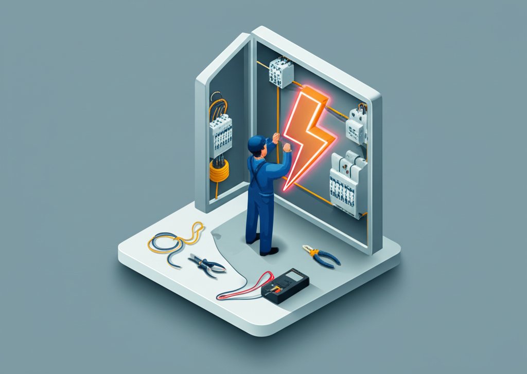 Expert Rockville Centre electrician providing reliable electrical service and repairs.