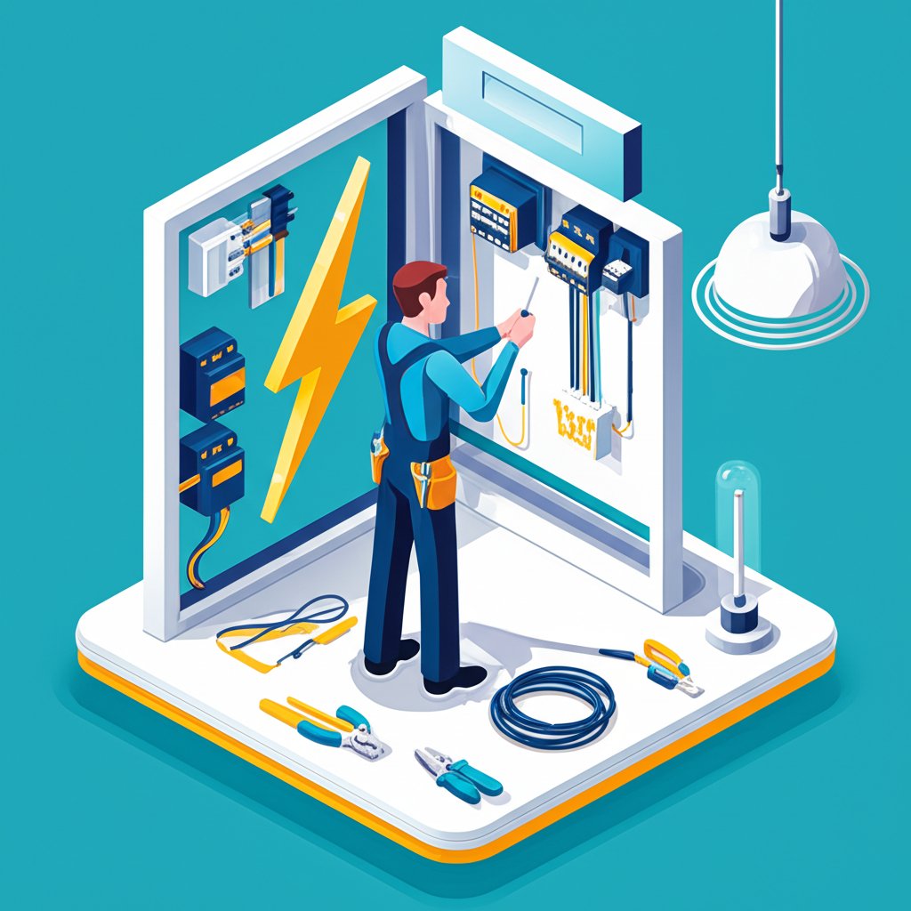 Shaker Heights electrician providing expert electrical repair and installation.