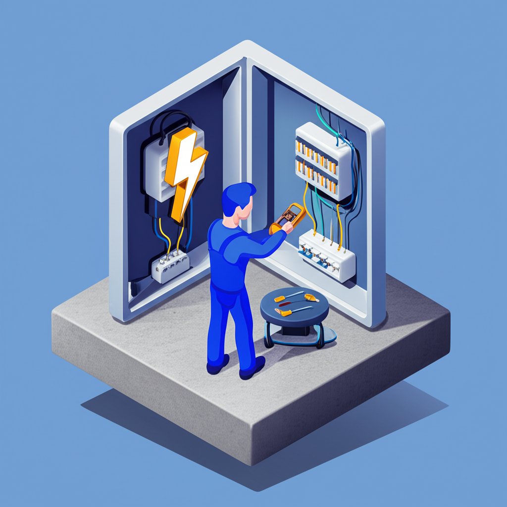 Soledad's top electrician gets a closer look at complex wiring.