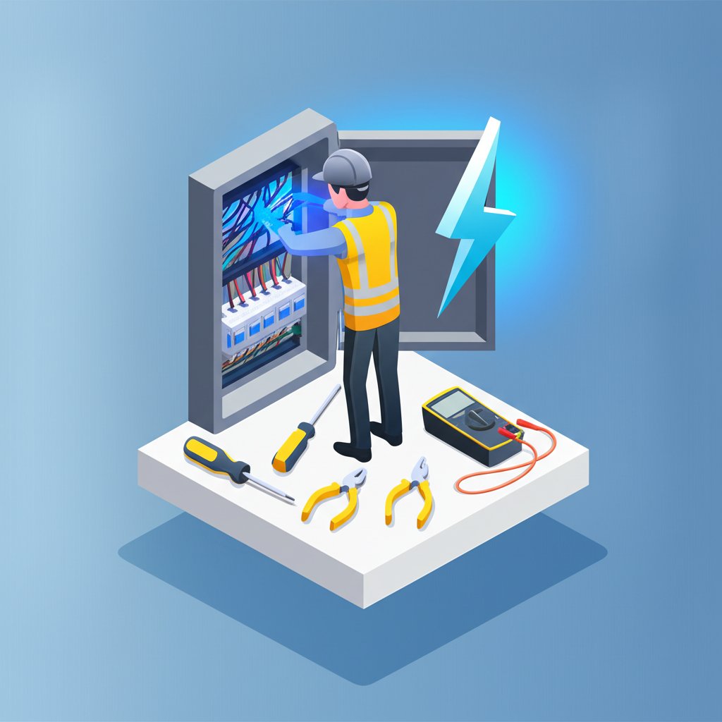 Choosing the best, reliable electrician in Town N Country for your home needs.