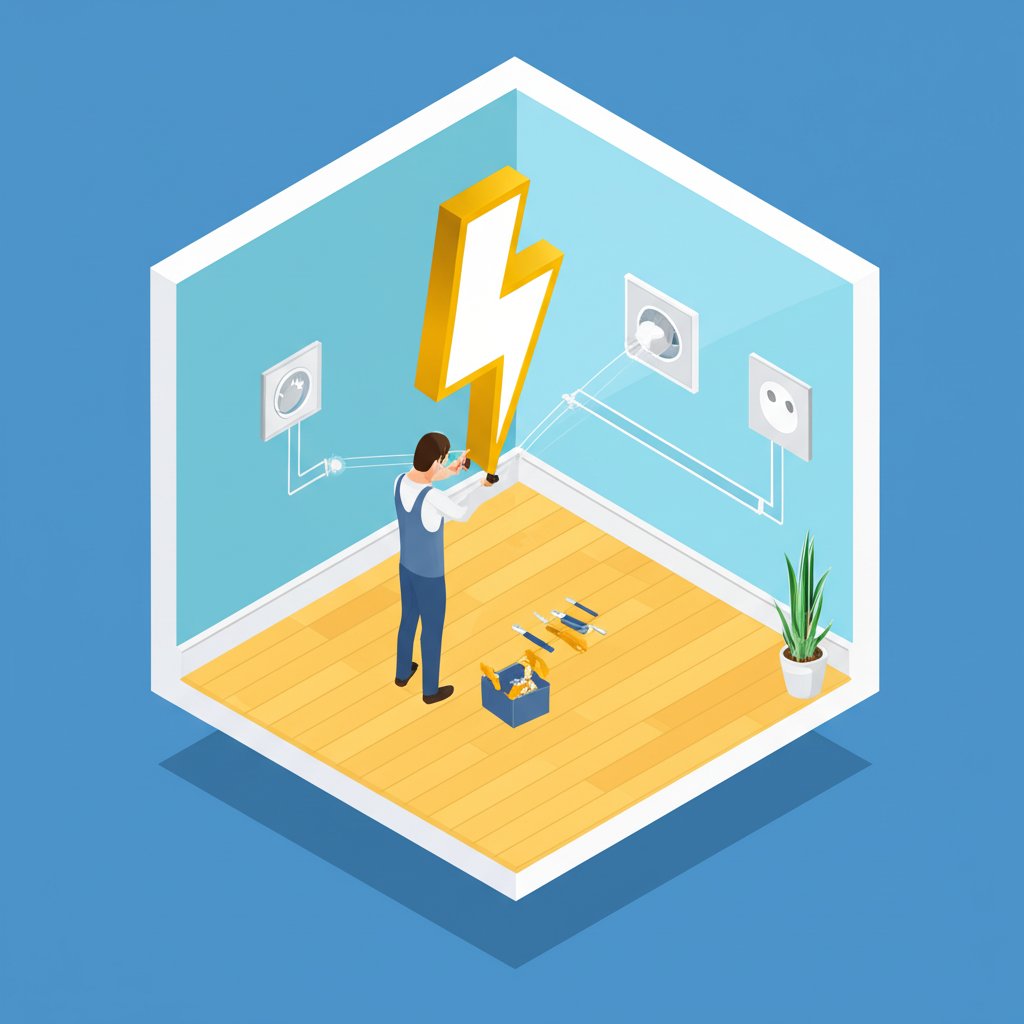 Licensed West Lawn electrician repairing home electrical system. Your trusted local expert.