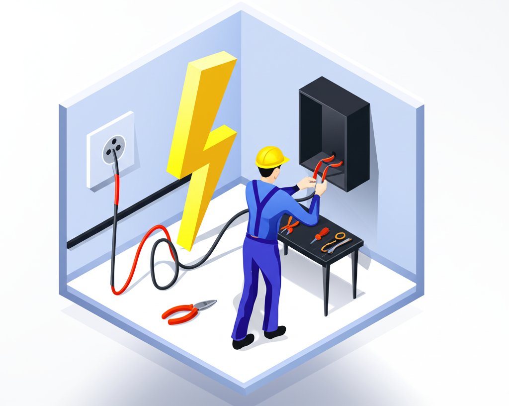 Expert electrician in Wichita Falls ensuring safe, reliable home electrical work.